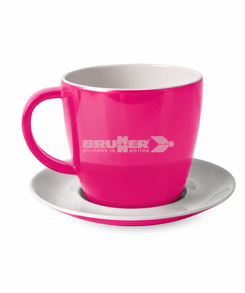 Brunner Melamine Cup with Saucer 25 cl