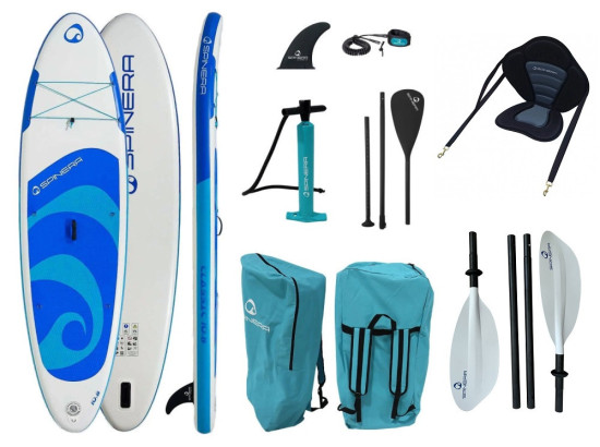 Spinera Classic 10.8 Set SUP & Kayak Hybrid 2-in-1 – Pacchetto Completo Premium