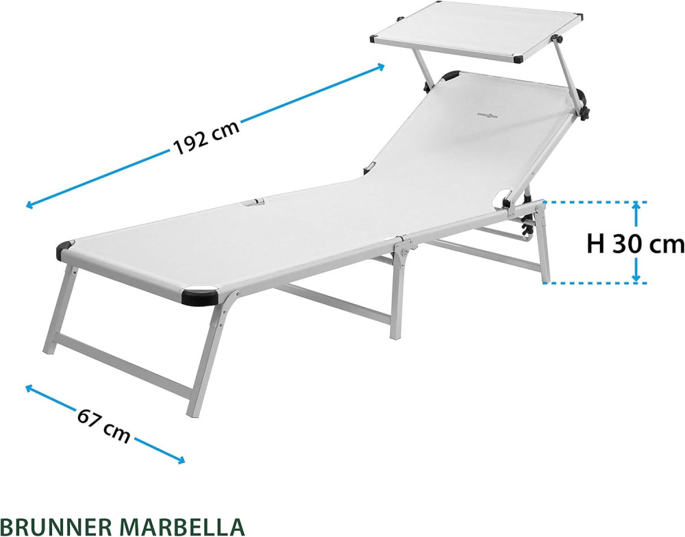 Brunner Lettino da sole Marbella