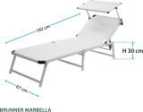 Brunner Lettino da sole Marbella